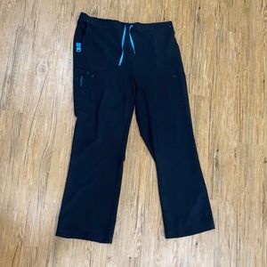 Carhartt black scrub tie pants